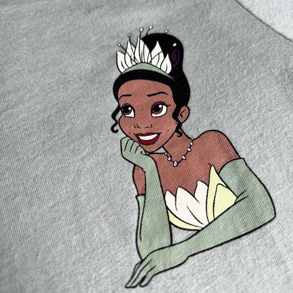 NWT Disney Princess Tiana Aqua Gray Short Sleeve T-Shirt Size: Small - Picture 5 of 12